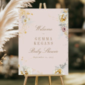 Babydusche-Willkommensschild Poster