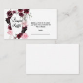 Babydusche, Windeln, Halloween-Thema Begleitkarte (Vorne/Hinten)