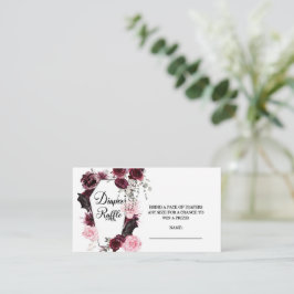 Babydusche, Windeln, Halloween-Thema Begleitkarte