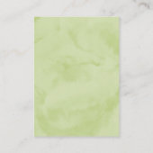 Babydusche Windeln Raffelkarten | Little Bunny Begleitkarte (Rückseite)