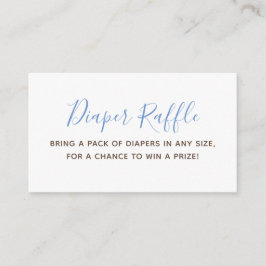 Babydusche-Windeln-Raffelschein Begleitkarte