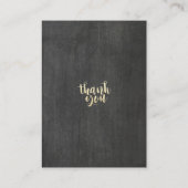 Babydusche Windeln Raffle Ticket Blumenhalskarte Begleitkarte (Rückseite)