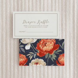 Babydusche-Windeln-Umschließkarte für den Herbst Begleitkarte