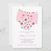 Babydusche, Windeln und Wischdusche Einladung (Vorderseite)