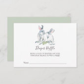 Babydusche, Windeltrockner Einladung (Vorne/Hinten)