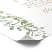 Babydusche Windelwanne (auf englisch) Poster (Ecke)