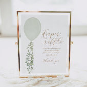 Babydusche Windelwanne (auf englisch) Poster