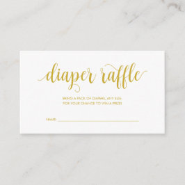 Babydusche Windelwanne, modernes Rustikales Gold Begleitkarte