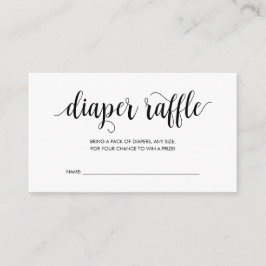 Babydusche Windelwanne, modernes rustikales Schwar Begleitkarte