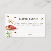 Babydusche-Windelwaschkarte für Mushroom | Whimsic Begleitkarte (Vorderseite)