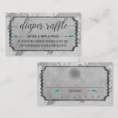 Babydusche Windelwaschkarten Visitenkarte (Vorne/Hinten)