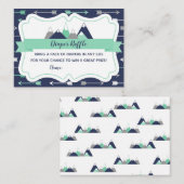 Babydusche-Windelwaschmaschine - Ticketkarte Begleitkarte (Vorne/Hinten)