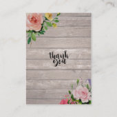 Babydusche Windelwulst Ticket Blumenzwiebelleuchte Begleitkarte (Rückseite)