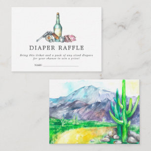 Babydusche-Windschutzscheibe  Cowboy-Western Begleitkarte