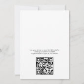 Babydusche - Winter Watercolor Botanisch Einladung (Rückseite)