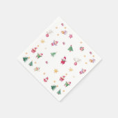 Babydusche Winter Weihnachten Serviette (Ecke)