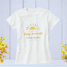 Babydusche, winzig Wundersonne personalisiert T-Shirt