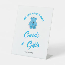 Babydusche Wir können frühzeitig abwarten Karten u Sockelschild