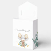 Babydusche Woodland Bärenballoons frühzeitig abwar Geschenkschachtel (Geöffnet)