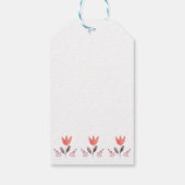 Babydusche Woodland Hirsche Pflanze Pot Vielen Dan Geschenkanhänger (Rückseite)