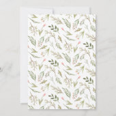 Babydusche Word Scramble Game Card Einladung (Rückseite)