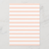 Babydusche wünscht Eukalyptus Floral Pfirsichsäcke Hinweiskarte (Rückseite)