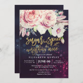 Babydusche Zucker & Gewürze & Alles Gute Einladung (Vorne/Hinten)