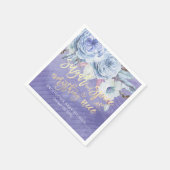 Babydusche Zucker Gewürze Alles schön Serviette (Ecke)