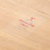 Babydusche Zuckerrohr Weihnachtsfeiermonographie Acryleinladungen (Ablage )