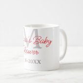 Babydusche Zuckerrohr Weihnachtsfeiermonographie Kaffeetasse (VorderseiteRechts)