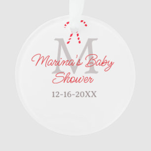 Babydusche Zuckerrohr Weihnachtsfeiermonographie Ornament