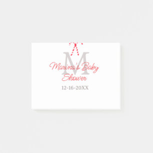 Babydusche Zuckerrohr Weihnachtsfeiermonographie Post-it Klebezettel