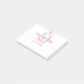 Babydusche Zuckerrohr Weihnachtsfeiermonographie Post-it Klebezettel (angewinkelt)