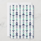 Babydusche zum Elefantenthema Einladung (Rückseite)