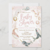 Babydusche zum Kochen eines Mädchens Einladung (Vorderseite)