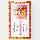 Babydusche zum Thema Honigbiene Banner (Vertikal)