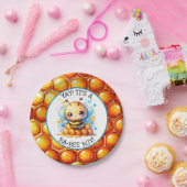 Babydusche zum Thema Honigbiene Pappteller (Party)