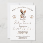 Babydusche zum Thema Hunde Einladung (Vorderseite)