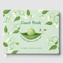 Babydusche zum Thema süße Erbsen Gästebuch