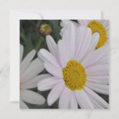 Babyduscheinladung, lausige Blume Einladung (Rückseite)