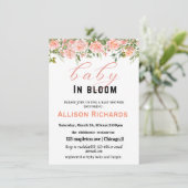 Babyduscheinladungskarte (Stehend Vorderseite)