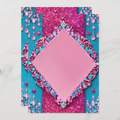 Babyduscheinladungskarte Einladung (Vorne/Hinten)