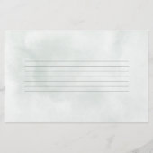 Babyduschempfehlung wünscht rustikales Tomato Wass Briefpapier (Rückseite)