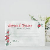 Babyduschempfehlung wünscht rustikales Tomato Wass Briefpapier (Stehend Vorderseite)