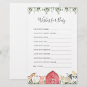 Babyduschen für landwirtschaftliche Nutztiere (Vorne/Hinten)