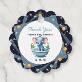 Babyduschen Geschenkanhänger (Rückseite)