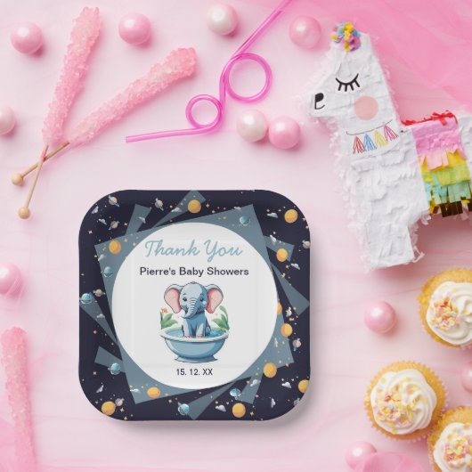 Babyduschen Pappteller (Party)