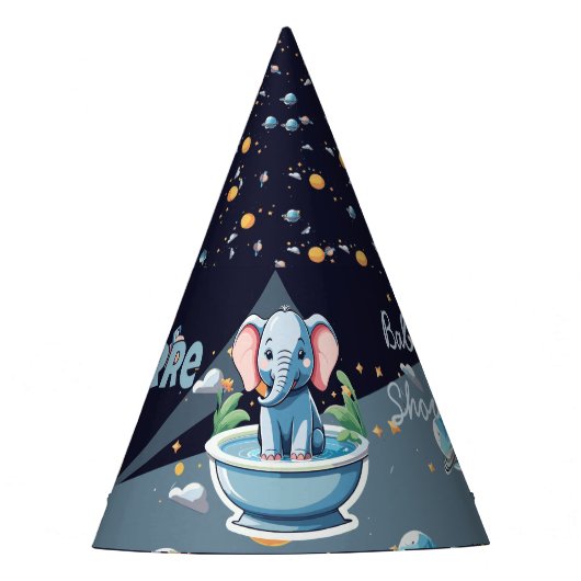 Babyduschen Partyhütchen (Vorderseite)