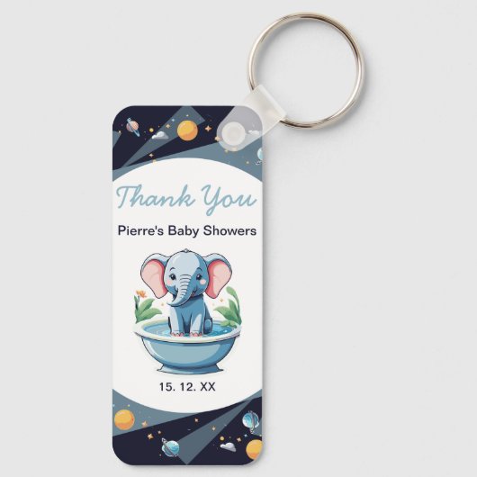 Babyduschen Schlüsselanhänger (Rückseite)