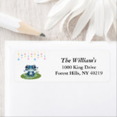 Babyduschenanschrift, Personalisierte Adresse (Insitu)